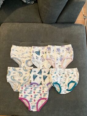 EUC Disney Frozen II Girl's Underwear Lot of 7 Size Small